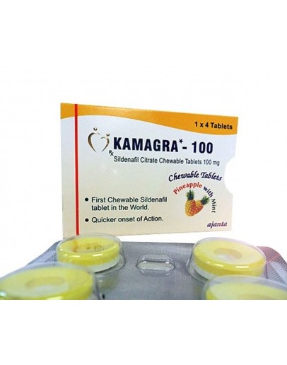 Kramtoma Kamagra (Ananasas + Mėta) N4